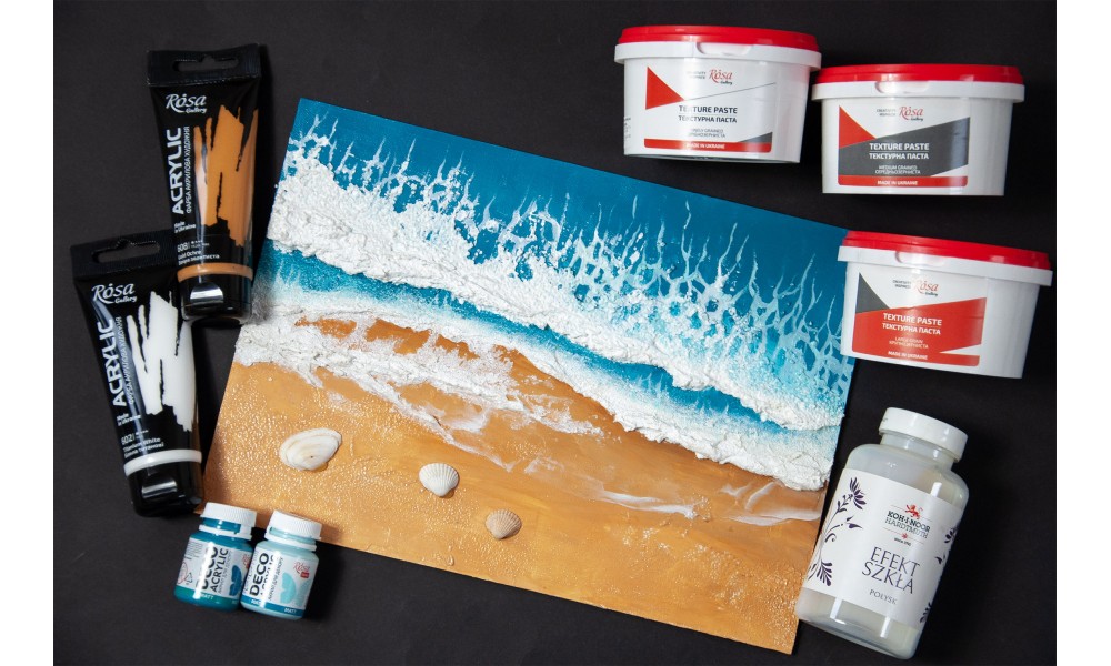 Jak tworzyć obraz za pomocą past strukturalnych Rosa 